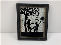 A Collection of Vintage Golf Related Ephemera Artwork and Ceramic Novelties
