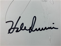 Palmer, Watson, Faldo & Irwin Signed Augusta National Menu JSA ALOA