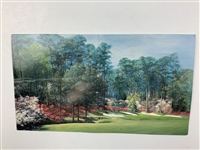 Palmer, Watson, Faldo & Irwin Signed Augusta National Menu JSA ALOA