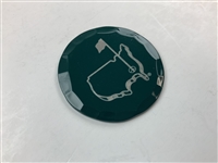Official Masters Tournament Green and Silver Tone Golf Ball Marker