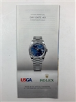 Brooks Koepka Signed 2017 U.S. Open at Erin Hills Tee Times Booklet JSA ALOA