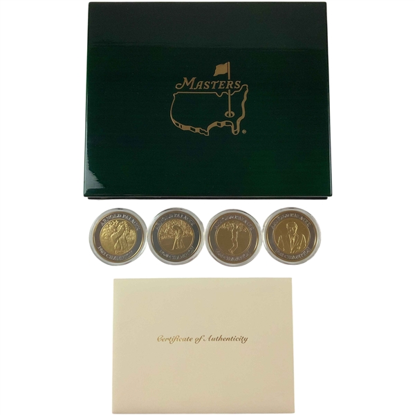 Arnold Palmer Ltd Ed Masters Coins Set in Original Emerald Box w/COA #591/750
