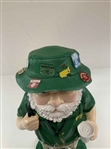 2019 Masters Tournament Ltd Ed Full Size Green & White Golfer Gnome
