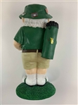 2019 Masters Tournament Ltd Ed Full Size Green & White Golfer Gnome