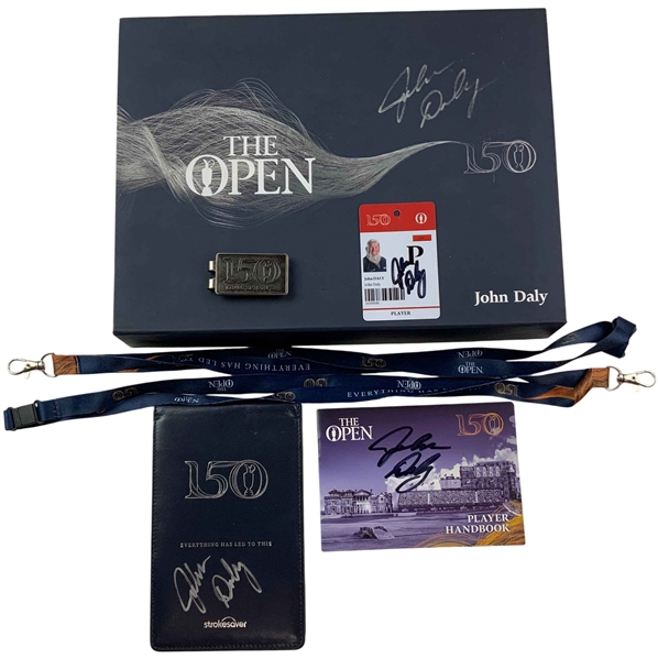 John Daly Signed Player-Issued Memorabilia from the 150th Open Championship at St Andrews JSA ALOA