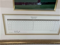 Fred Couples Signed 1992 Masters Tournament Commemorative Framed Display JSA ALOA