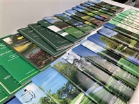 Collection of 57 Official Masters Tournament and Augusta National Spectator Guides 1967-2024