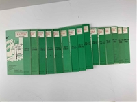 Collection of 57 Official Masters Tournament and Augusta National Spectator Guides 1967-2024