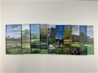 Collection of 57 Official Masters Tournament and Augusta National Spectator Guides 1967-2024