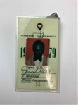 Three Masters Tournament Employee Identification Badges 1979-1982
