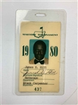 Three Masters Tournament Employee Identification Badges 1979-1982