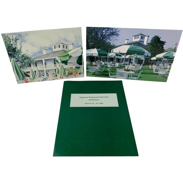 A Trio of Augusta National Golf Club Ephemera Including 1995 Jamboree Program and Menus