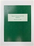 A Trio of Augusta National Golf Club Ephemera Including 1995 Jamboree Program and Menus