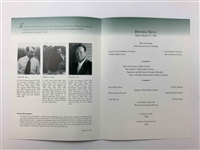A Trio of Augusta National Golf Club Ephemera Including 1995 Jamboree Program and Menus