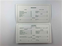 Collection of Three (3) ANGC Clubhouse Breakfast & Lunch Menus