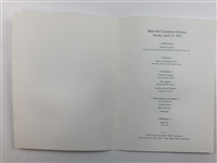 2005 Masters Champion Dinner Menu Augusta National Golf Club - Night of Tiger Woods Win!