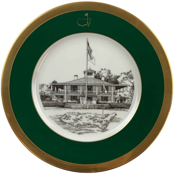 1996 Masters Tournament Lenox Commemorative Member Plate #10 with Original Box