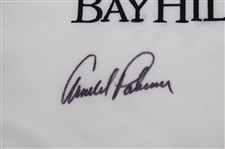 Arnold Palmer Signed Bay Hill Club Embroidered Flag JSA ALOA