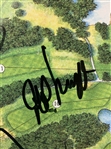 US Team (11) Signed 1999 Ryder Cup at the Country Club Course Map JSA #ZZ58591