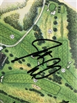 US Team (11) Signed 1999 Ryder Cup at the Country Club Course Map JSA #ZZ58591