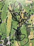 US Team (11) Signed 1999 Ryder Cup at the Country Club Course Map JSA #ZZ58591