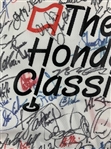 Multi Signed the Honda Classic Caddy Bib JSA ALOA