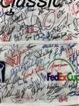 Multi Signed the Honda Classic Caddy Bib JSA ALOA