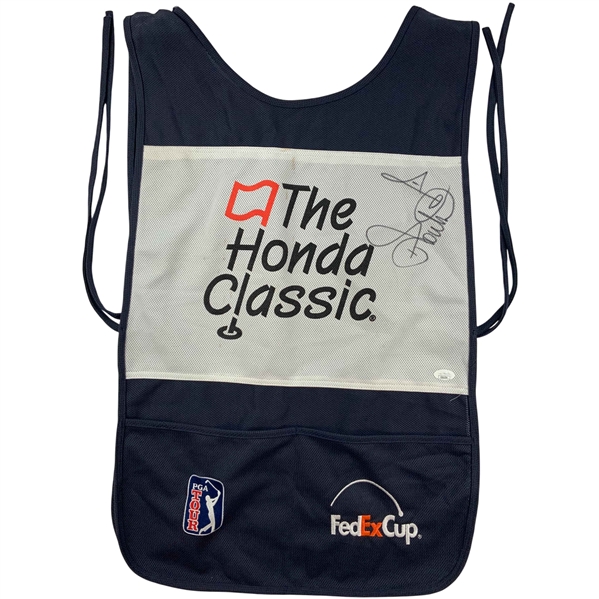 Ian Poulter Signed the Honda Classic Caddy Bib JSA #CD21334