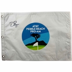 Daniel Berger Signed AT&T Pebble Beach Pro-Am & Pebble Beach Golf Links Flags JSA ALOA