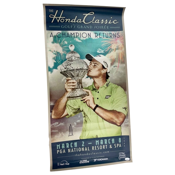 Ernie Els Signed 2009 Honda Classic Promotional Poster JSA #CD21343