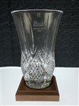Robert Boyd's Maxfli South Carolina Open PGA Carolinas Section Crystal Trophy Vase on Wooden Base