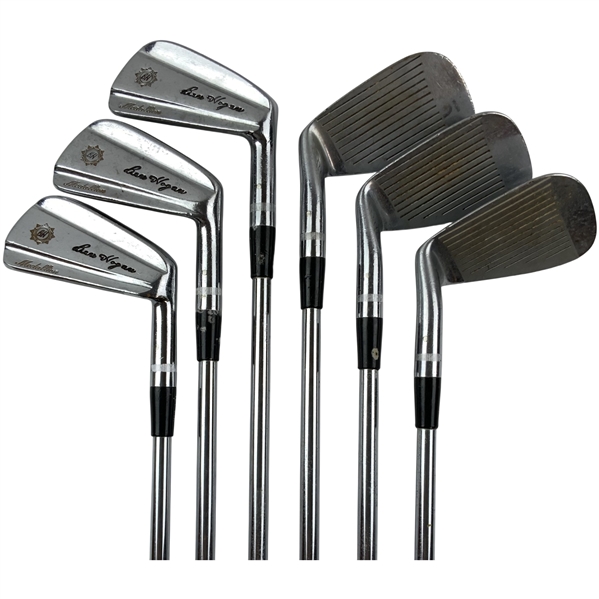 A Set of Six Ben Hogan Medallion Iron Golf Clubs