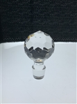 Robert Boyd's Galway Irish Crystal Square Spirit Decanter with Pebble Beach Commemorative Etching