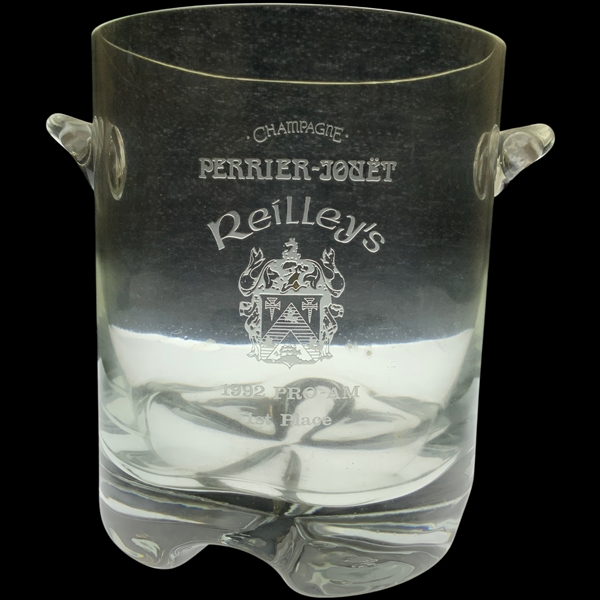 Robert Boyds 1992 Pro-Am First Place Commemorative Glass Champagne Bucket