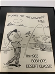 Bob Hope Limited Edition 1983 Bob Hope Desert Classic Lithograph -Framed