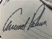 Arnold Palmer Signed PGA Tan Hat JSA ALOA