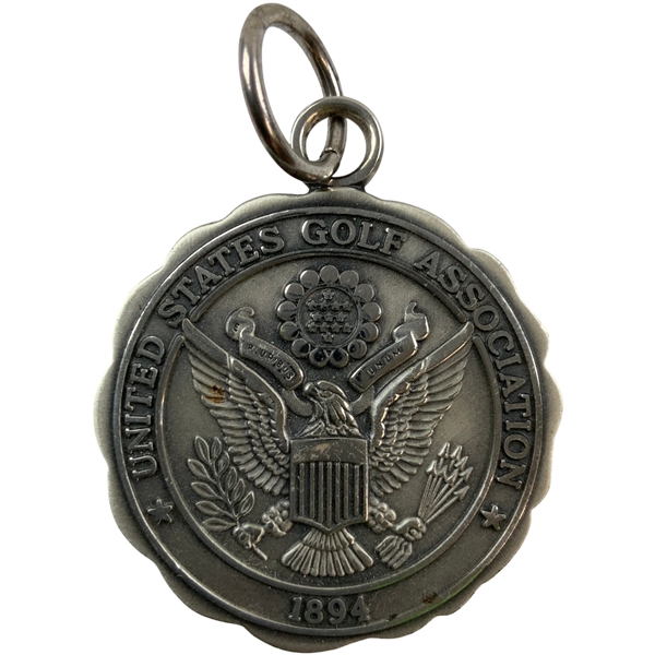 Robert Boyds 1980 US Open Sectional Qualifying Sterling Silver Low Scorer Medal - Nicklaus Win