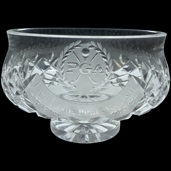 Robert Boyds Waterford Crystal PGA Low Club Professional Award Bowl