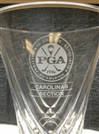 Robert Boyd's 1995 PGA Carolinas Section Cut Crystal Golf Trophy Porters Neck Plantation