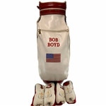 Miller Golf 1990 PGA Cup Matches Team USA Staff Bag and Headcover Set Prepared for Bob Boyd