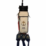 2000 PGA Cup Matches Team USA Tournament Issued Golf Bag and Trio of Headcovers for Bob Boyd