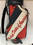2000 PGA Cup Matches Team USA Tournament Issued Golf Bag and Trio of Headcovers for Bob Boyd