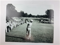 Ben Hogan Signed 1982 Sohio Petroleum Legal Document and 1950 U.S. Open at Merion 16x20 Photograph JSA ALOA