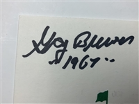 Seven (7) Masters Champions Signed Augusta National Scorecards JSA ALOA