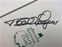 Seven (7) Masters Champions Signed Augusta National Scorecards JSA ALOA