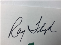 Seven (7) Masters Champions Signed Augusta National Scorecards JSA ALOA