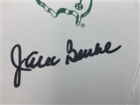 Seven (7) Masters Champions Signed Augusta National Scorecards JSA ALOA