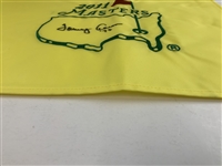 Tommy Aaron Signed 2011 Masters Embroidered Flag with '1973' JSA ALOA