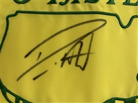 Danny Willett Signed 2016 Masters Tournament Embroidered Flag JSA ALOA