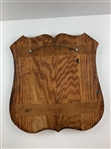 Vintage Shinnecock Hills Golf Club Mens Championship Hand-Painted Wooden Shield Plaque